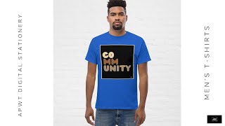 Statement TShirts  Community Mens and Unisex TShirt statementshirt tshirts community [upl. by Jotham]