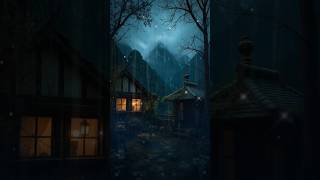 quotMagical Rainy Night with soft Rain and Paino Music natureShort [upl. by Ecirtnahc]