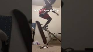 My first kickflip after 3 years of skating foryou skateboarding sk8 skate foryou r [upl. by Myers]