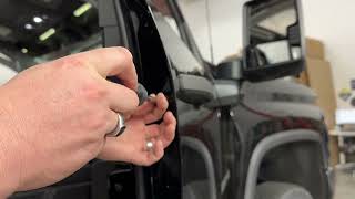 ‘24 Chevy Silverado door handle removal [upl. by Salaidh]