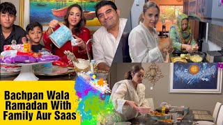 Bachpan Wala Ramadan with Family amp Saas Kitchen main Mera Faisal Saas amp bachon ka cooking Muqabla [upl. by Volnay798]