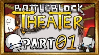 01  Episches Intro ಠಠ  BattleBlock Theater TogetherCoop [upl. by Eralcyram122]