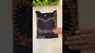 Handwork kurti classywear georgette georgettedress dresslove ethinicwear reelsindiaofficial [upl. by Groeg]