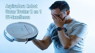 Unboxing aspiradora Robot Ursus Trotter 2 en 1 UTExcellenza y revisión [upl. by Shandra683]