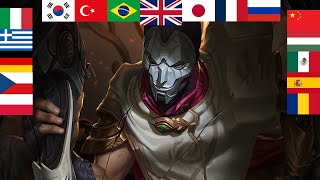 Jhin Voice in All Languages [upl. by Felise]