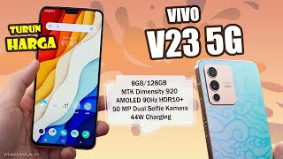 TURUN HARGA VIVO V23 5G Review 2024  8128GB AMOLED 50MP Selfie Kamera 44W Charging [upl. by Charlet]