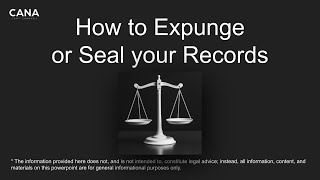 Expunging and Sealing Your Record [upl. by Eiliah635]