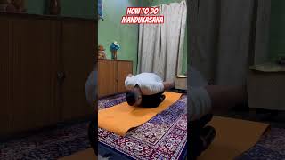 Mandukasana🧘‍♂️🧘‍♀️🧘‍♂️🧘‍♀️yoga mandukasana youtubeshorts [upl. by Rosina]