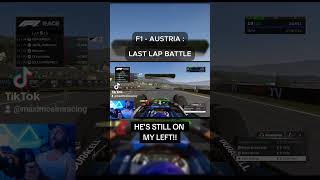 F1  Last lap Battle f124 simracing f1game f1esports f12024 [upl. by Oinotnaocram]