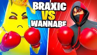 BRAXIC und WANNABE KÄMPFEN und BOXEN SICH eskaliert 😠🥊 in Fortnite 3 [upl. by Diva]