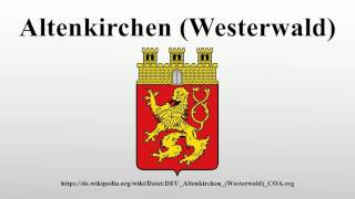 Altenkirchen Westerwald [upl. by Mano]