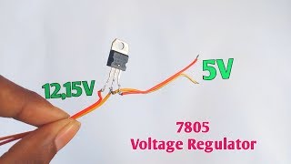 How to make 12V to 5V using 7805 Voltage regulator in Hindi 🔥 [upl. by Yramanna446]