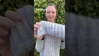 Freja halstørklæde og pandebånd alelaknit knitting knitting strikkeoppskrifter [upl. by Adev]