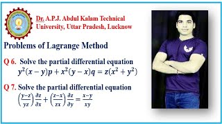 6 Problems of Lagranges MethodUNIT1MathematicsIVAKTUBAS303BAS403 [upl. by Lewin786]