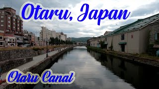 OTARU Walking in Hokkaido Japan Otaru Canal ORANGE ua [upl. by Tingey31]