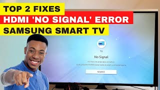 Samsung TV HDMI No Signal Error  Fix It Now 100 Worked [upl. by Alimrahs]