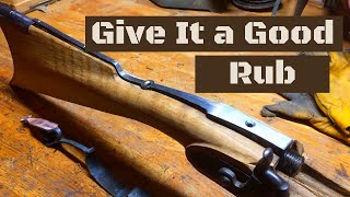 Shaping and Finishing a Custom Rifle Stock [upl. by Sipple]