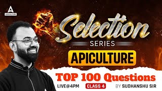 Top 100 Apiculture Questions  Allied Science for IBPS AFO UPSSSC AGTA Bihar BHO amp Other Exams [upl. by Chabot]