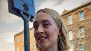 Saoirse Ronan at the Premiere of quotThe Outrunquot at the 77th Edinburgh International Film Fes [upl. by Bink]