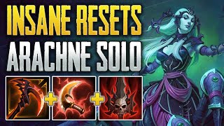 ARACHNE BUT SHE RESETS HER COOLDOWNS IN 3 SECONDS Arachne Solo Gameplay SMITE Conquest [upl. by Viens999]