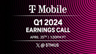 TMobile Q1 2024 Earnings Call Livestream [upl. by Ihel]