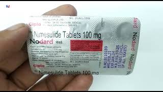 Nodard Tablet  Nimesulide 100 mg Tablet  Nodard Tablet Uses Side effects Dosage Review Hindi [upl. by Menard]