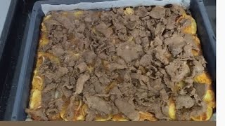 FIRINDA PATATESLİ DÖNER TARİFİpratiktarifler food recipe nefisyemektarifleri [upl. by Roscoe]