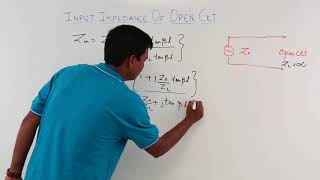 Input Impedance of Open Circuit [upl. by Wes]