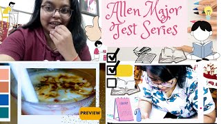 Allen Major Test Series Phase II Test Score Very Disappointed😓Study Vlog  NEET DROPPERNEET2022 [upl. by Kcinomod]