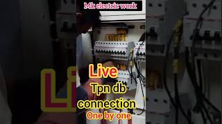 TPN DB Connection ll 12 way db dressing electrical short connection [upl. by Deane]