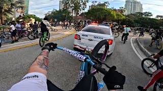 MIAMI BIGGEST PEDAL BIKE RIDEOUT MLK24 [upl. by Urbana]