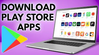 How To Download Google Play Store Apps On PC Win788110 [upl. by Aisauqal]