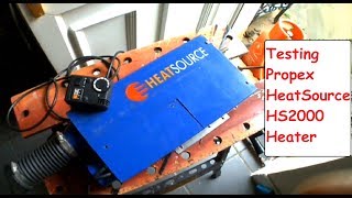 Propex HeatSource HS2000 Heater LPG Campervan Gas Heater Test [upl. by Nnaylime254]