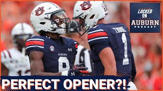 REACTION Auburn Football BLASTS Alabama AampM in the season opener [upl. by Ajdan211]