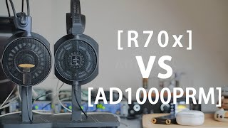 AudioTechnica ATHR70x vs ATHAD1000PRM [upl. by Lupee]