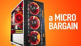 BEST CHEAP MATX PC Case 2018  Thermaltake H18 [upl. by Zaller]