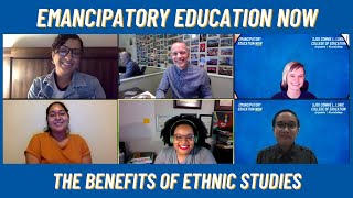 The Benefits of Ethnic Studies  Emancipatory Education Now  SJSU Lurie College  Fall 2020 [upl. by Attela]