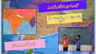 మనిషి శరీర భాగంలో ఏ రాష్ట్రం ఉంది తెలుసుకోండి [upl. by Ecirtap550]