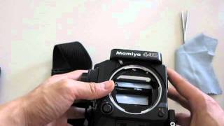 Replace or Clean Mamiya 645 Super Focusing Screen [upl. by Schick956]