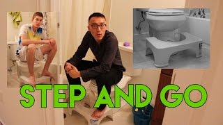 Trying The Step and Go  Toilet Posture Converter [upl. by Atinet]