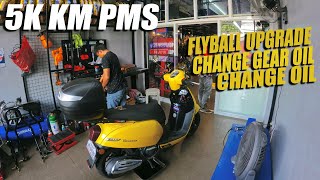 PANAREA 5K KM MAINTENANCE  BOLA UPGRADE  DK MOTOSHOP [upl. by Assylem]