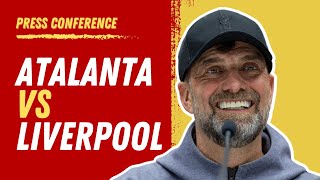 Atalanta vs Liverpool  Jurgen Klopp PreMatch Press Conference [upl. by Helaine389]