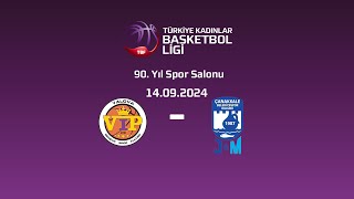 Yalova Vip  JampM Çanakkale Belediyespor TKBL 1Hafta [upl. by Lleynad]