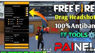 Free Fire Headshot FF TOOLS VIP PANEL🔥FF Panel Hack🎡100Antiban DragMobile Regedit🎮Ob46Injector Hack [upl. by Orelie]