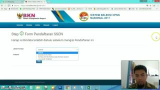 Full Tutorial Real Cara Daftar Online CPNS 2017 Part 2 [upl. by Gnolb184]