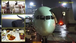 Air India Boeing 7878 Dreamliner Business Class to New Delhi AirClips full flight series [upl. by Irtemed]