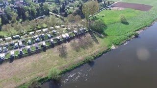 Campingplatz Hameln an der Weser  Luftaufnahme [upl. by Godiva]