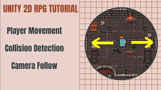 Unity 2D RPG Tutorial 2  Player Movement Collision and Camera Follow [upl. by Lombardy]