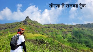 Torna to Rajgad Range Trek  R2T Trek  तोरणा ते राजगड ट्रेक  Treks in Sahyadri [upl. by Talbott810]