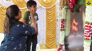 Meghana Raj Son Raayans Heart Touching Video  Dhruva Sarja Family  Chiranjeevi Chiru Meghana Raj [upl. by Yelyk]